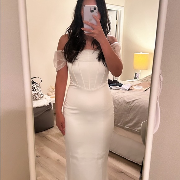 Everly off the shoulder corset dress size Small - Picture 4 of 6
